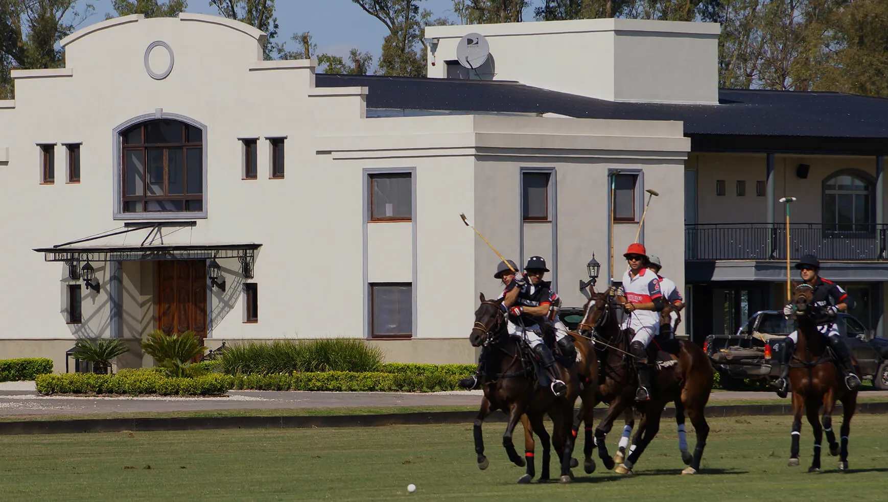Polo en las instalaciones de Puesto Viejo